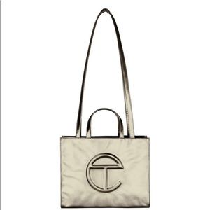 NWT Telfar Medium Bronze bag